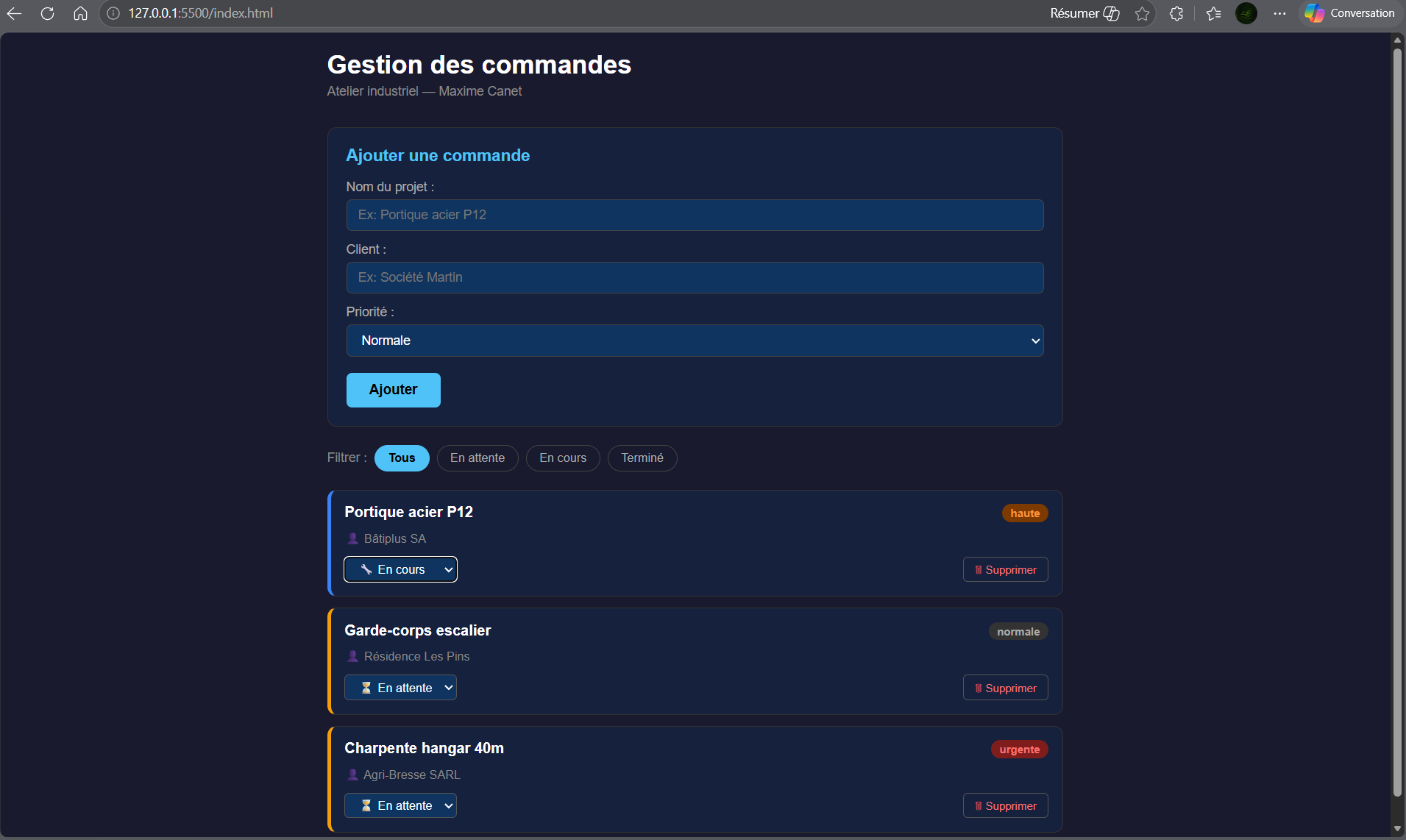 Simulateur de rendement