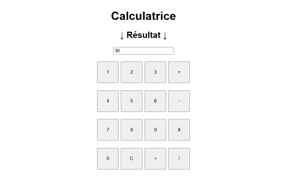 Calculatrice - 1